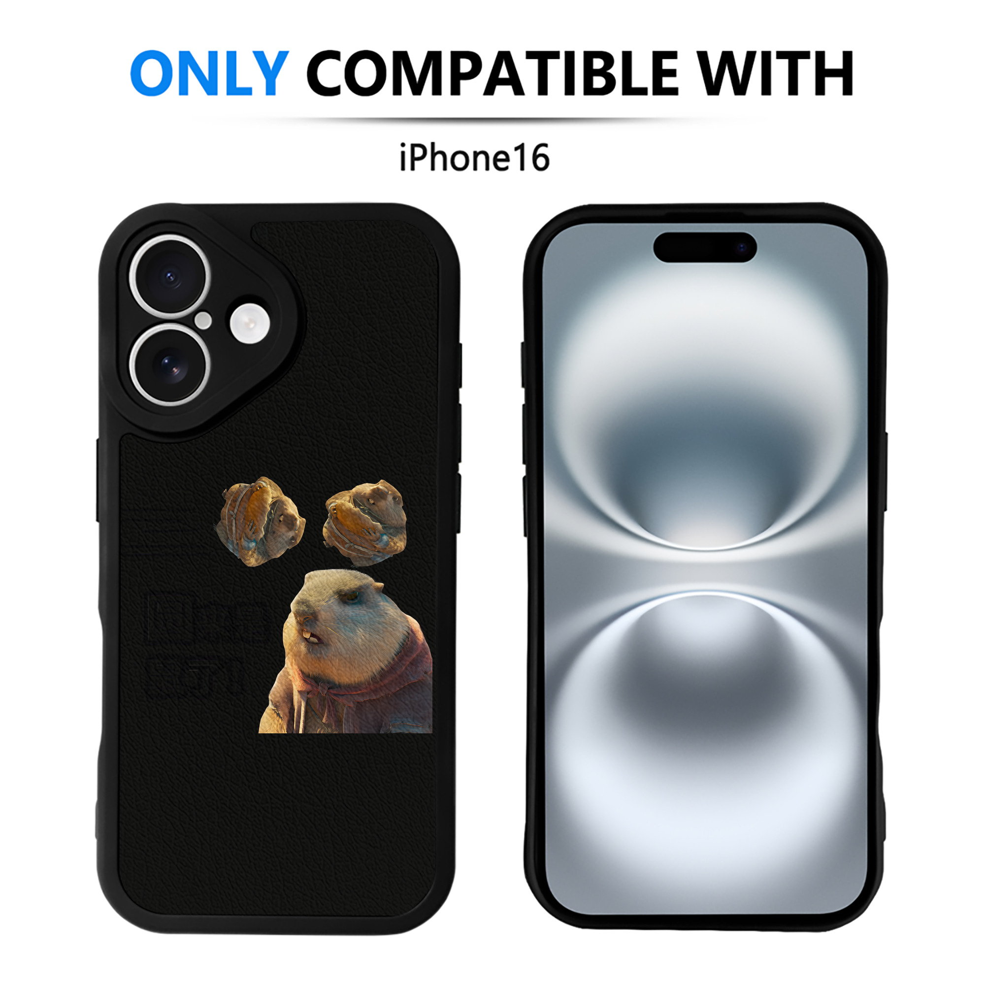 （画像用） Ne Zha 2 ナタ 魔童の大暴れ 【iPhone 16シリーズ対応】シリコンスマホケース（レザー調） 材質：シリコン